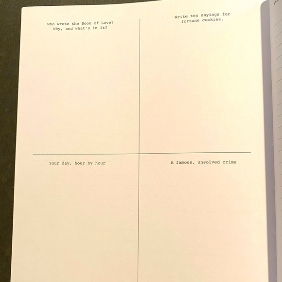 New 642 Things to Write About, creative writing prompt work book - Picture 5 of 8